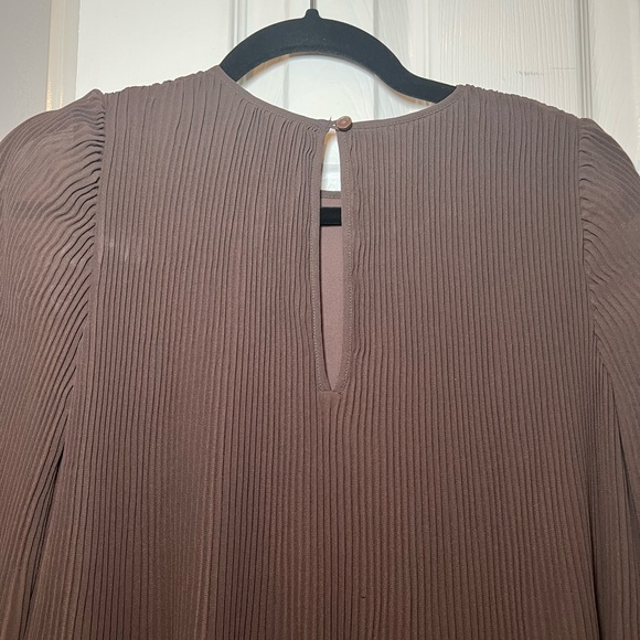 Aritzia Wilfred Daydreamer Pleated chiffon mini dress - Picture 10 of 11